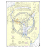 NOAA Nautical Chart 14972: Keweenaw Waterway, including Torch Lake;Hancock and Houghton